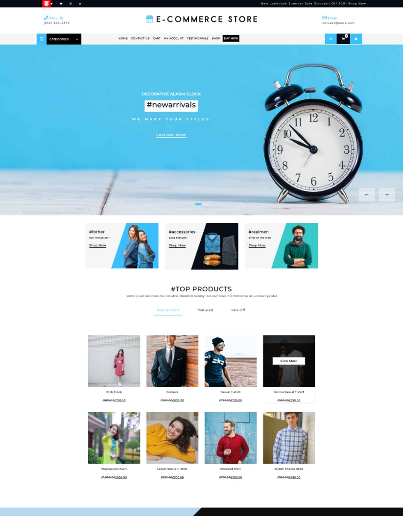 Free Ecommerce WordPress Theme – Logical Themes
