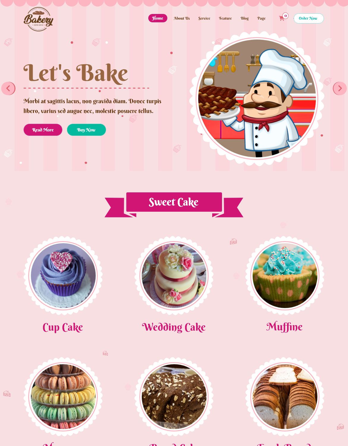 Bakery Wordpress Theme